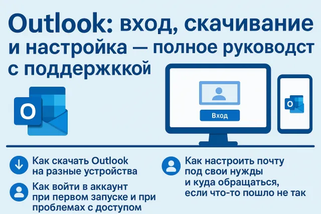 Outlook: вход, скачивание и настройка — полное руководство с поддержкой