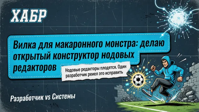 Нодовые редакторы плодятся. Один разработчик решил это исправить
