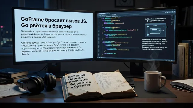 GoFrame бросает вызов JS. Go рвётся в браузер